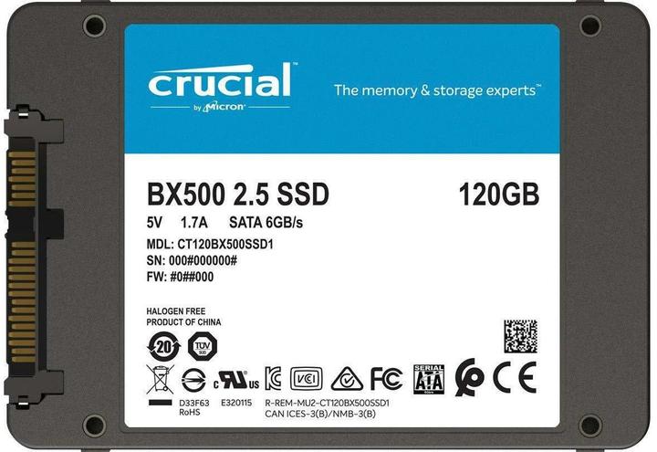 Produktbild Crucial BX500 (240 GB, 2.5")