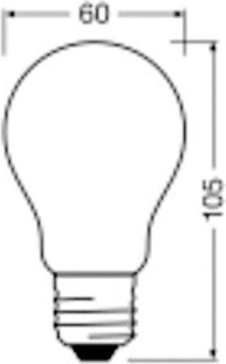 Actual product image Osram Led Filament Classic A (E27, 4 W, 840 lm, 1 x, A)
