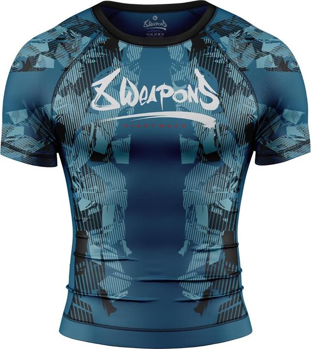 Actual product image 8Weapons 8 WEAPONS Rashguard, S/S, Hit 2.0, navy-black, M (M)