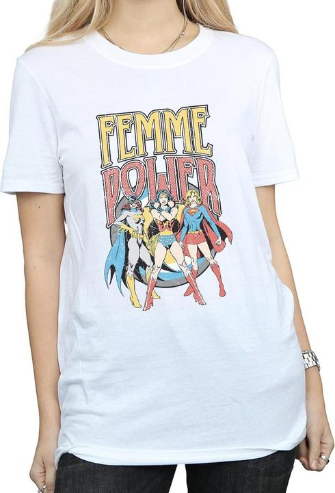 Immagine prodotto Maglietta da donna/ragazzo Femme Power in cotone Boyfriend (3XL)