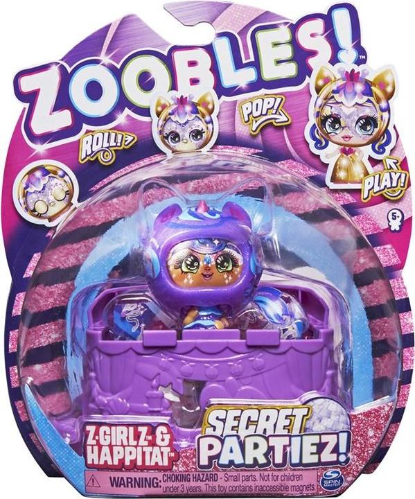 Actual product image Zoobles figure Girls Secret Partiez, 2 series, assort., 6061945
