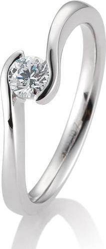 Produktbild Breuning Ring Schwung 0,05-0,30ct. (57, 750/18 K Gold)