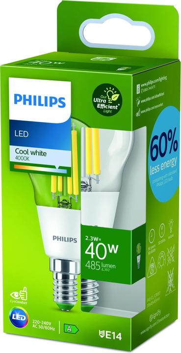 Actual product image Philips LED Classic (E14, 2.30 W, 485 lm, 1 x, A)