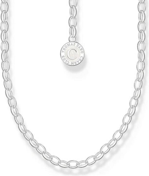 Produktbild Thomas Sabo Member Charm Halskette mit Charmista Coin Silber (Emaille, 925er Silber, 45 cm)