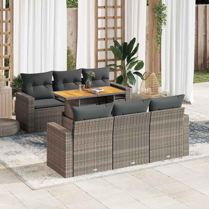 Produktbild VidaXL 10-tlg. Garten-Lounge-Set mit Kissen