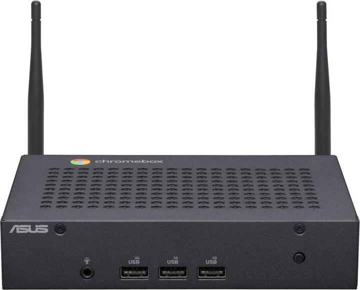 Productafbeelding ASUS CHROMEBOX CF40-BC012UN (Celeron N4500 ventilatorloos, 64GB eMMC, WiFi6, BT, HDMI, DP, VESA (Intel Celeron N4500, 64 GB)