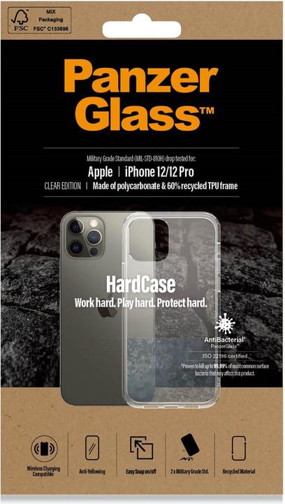 Produktbild PanzerGlass Clear Case (Apple iPhone 12, Apple iPhone 12 Pro)