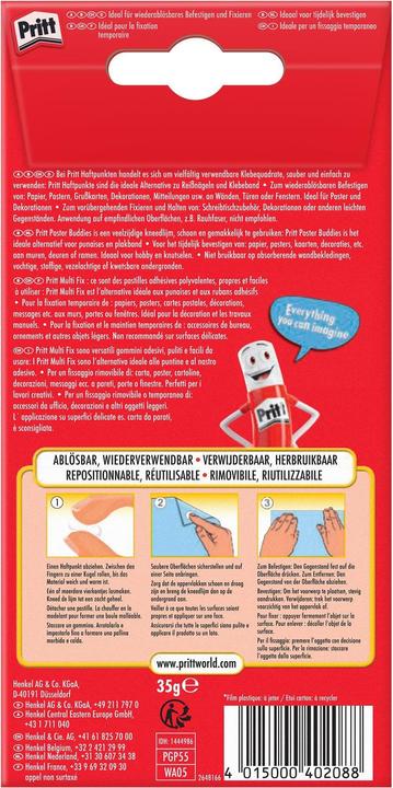 Produktbild Pritt Multi-Fix Haftpunkte (0.25 kg)