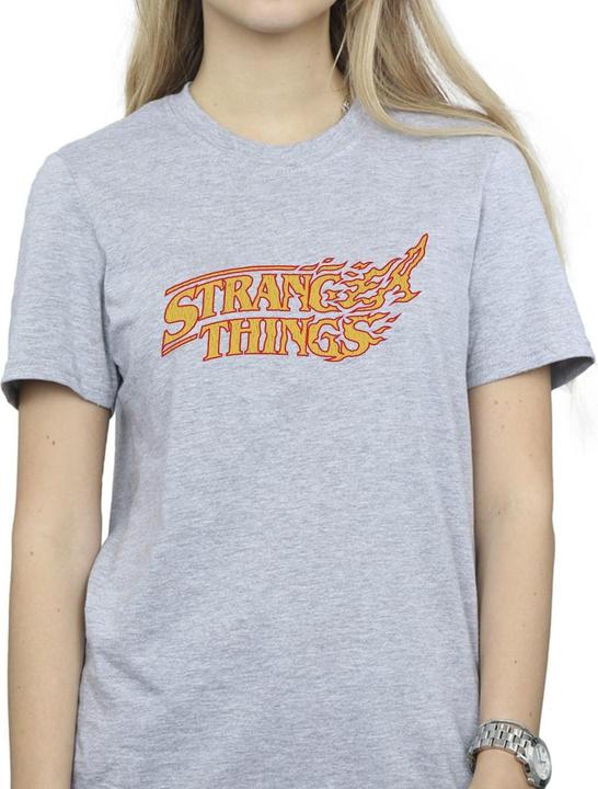 Produktbild Netflix Stranger Things Logo Breaking TShirt (L)