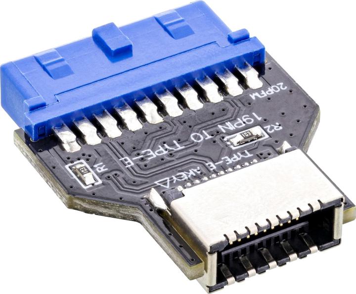 Produktbild InLine USB 3.0 Mainboard zu USB 3.2 Typ-E Key-A Adapter intern