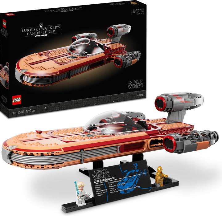 Image du produit LEGO Star Wars - Le landspeeder de Luke Skywalker (75341, LEGO difficiles à trouver)