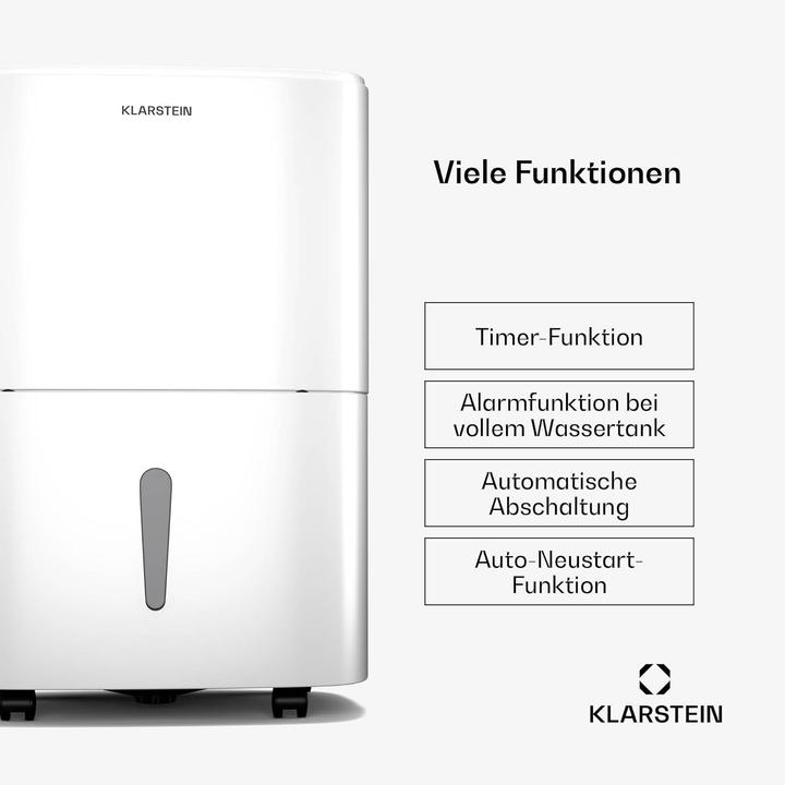 Produktbild Klarstein Luftentfeuchter mit Auto-Swing & Timer (22 m²)