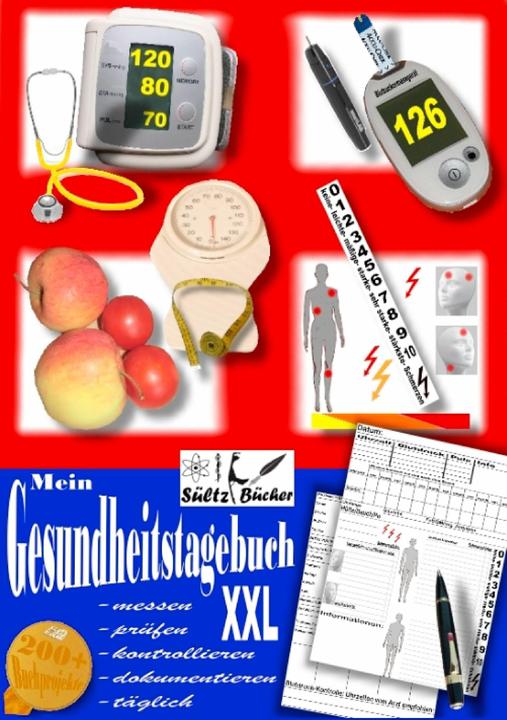 Produktbild Mein Gesundheitstagebuch XXL - messen - prfen - kontrollieren - dokumentieren - tglich - Tagebu
