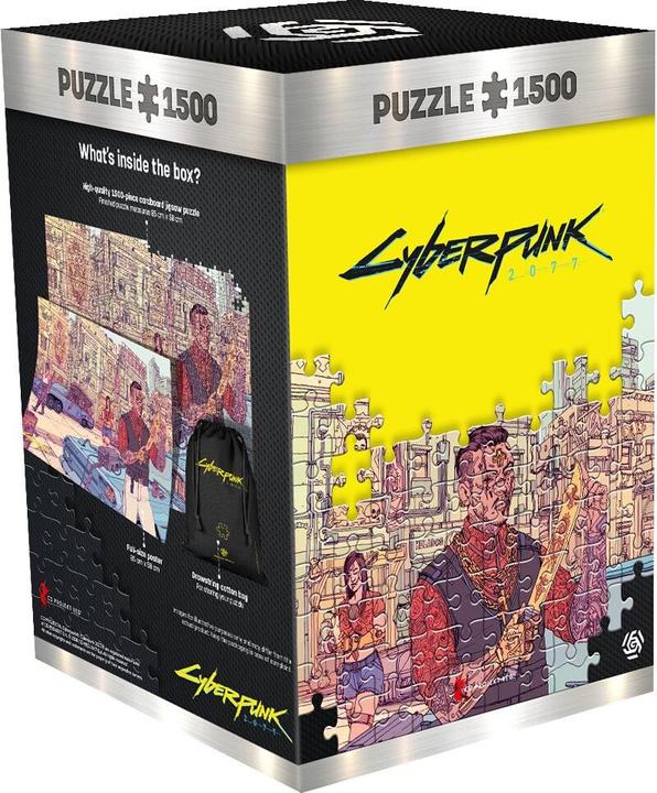 Productafbeelding THQ Cyberpunk 2077: Valentino's puzzels 1500 st. (1500 onderdelen)