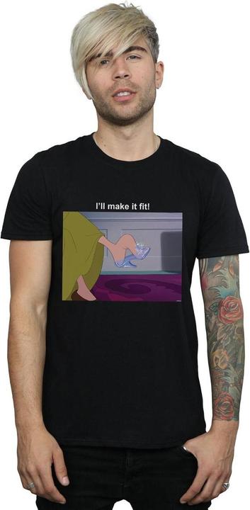 Actual product image Disney Princess Mens I'll Make It Fit T-Shirt (S)
