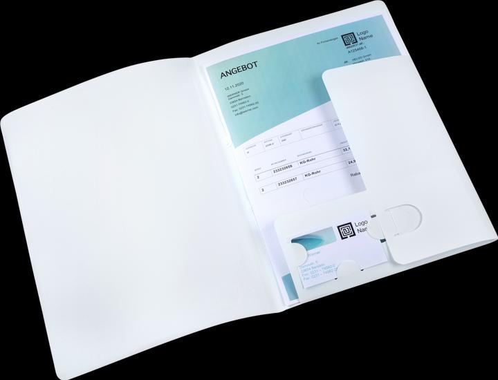 Produktbild Elba Angebotsmappe image+, mit A4-Sichttasche, weiss gepackt zu 1 Stück (A4, 1 x)