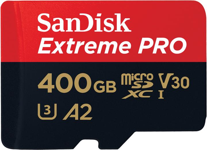 SanDisk Extreme PRO (400 GB, microSDXC, U3, UHS-I)