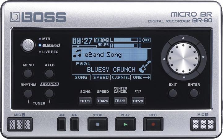 Actual product image BOSS (Electronics) BR-80 Black/S Audio Recorder (Handheld)