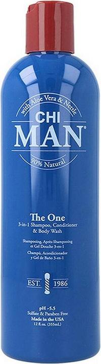 Produktbild Farouk Systems Chi Man The One - 3-In-1 Shampoo, Conditioner And Body Wash 30ml (30 ml, Flüssiges Shampoo)