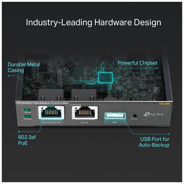 Immagine prodotto TP-Link Omada OC200 Cloud Controller (Accessori di rete)
