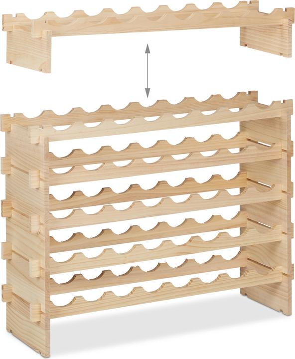 Image du produit Relaxdays Casier à vin (82 x 25 x 73 cm)