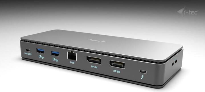 Actual product image i-tec Tb4dualdpdockpdpro (Thunderbolt, 7 Ports)