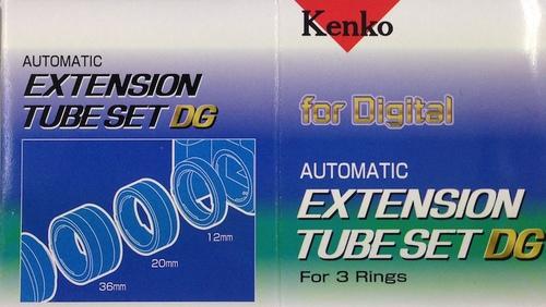 Actual product image Kenko Intermediate ring set DG N/AF (Macro intermediate ring, Nikon F)