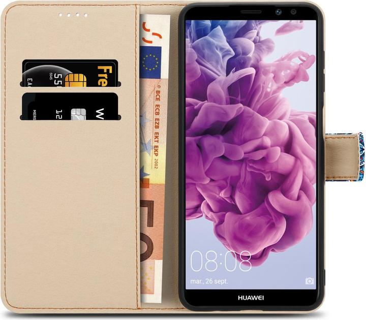 Produktbild Cadorabo Book Hülle mit Print für Huawei MATE 10 LITE (Huawei Mate 10 Lite)