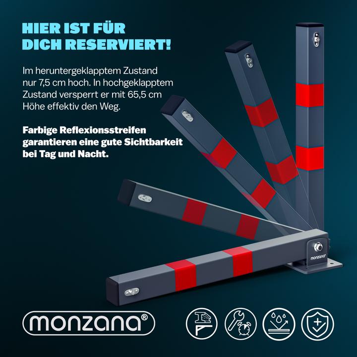 Actual product image Monzana Parking barrier