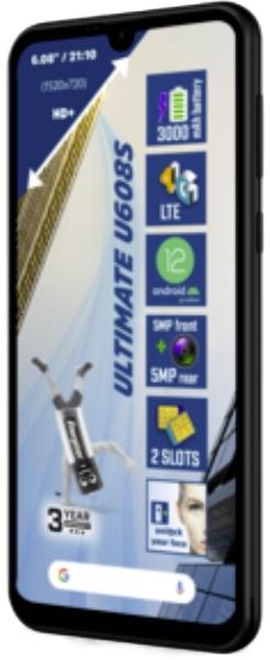 Image du produit Energizer U608S 4G BLACK (32 Go, Noir, 6.08", Double SIM, 5 Mpx, 4G)