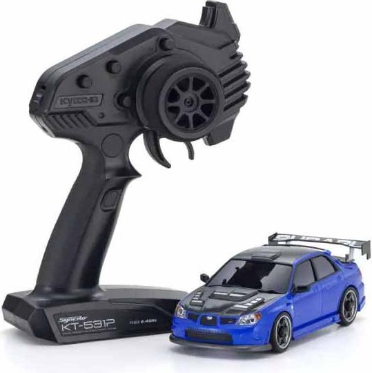 Produktbild Kyosho Mini-Z Subaru Impreza WRX Aero, Blau 1:27 Readyset (RTR Ready-to-Run)