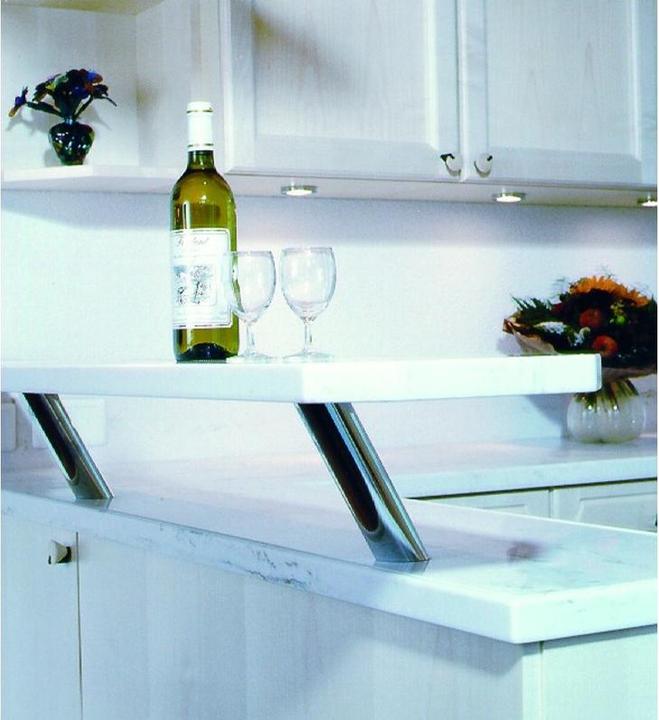 Produktbild Meyer Barkonsolen für Holz- und Steinplatten, rund, ø 50 mm, gerade oder geneigt 30/60° (1 Stk.)