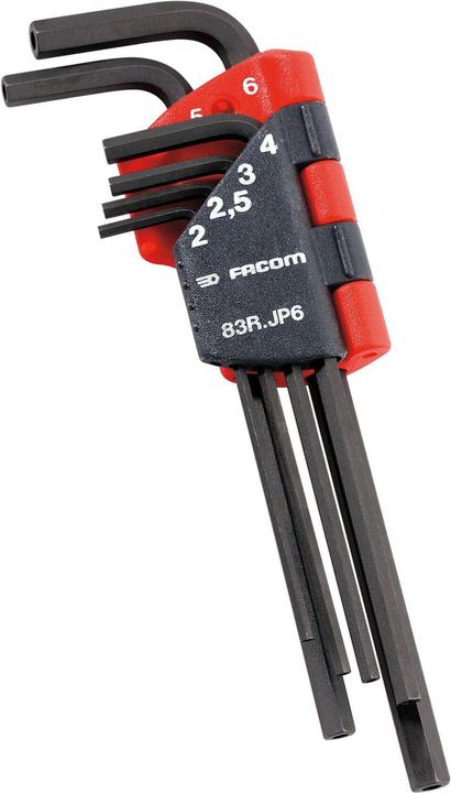 Actual product image Facom 6pc Key Set for 6 Point Safety Screws