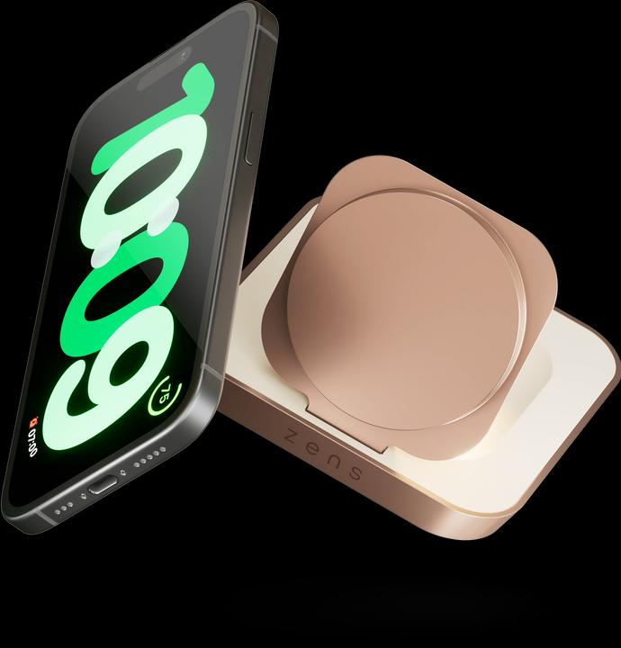 Produktbild Zens 15W Qi, Apple Fast Charge inkl. 18W USB-C PD Ladegerät (15 W)