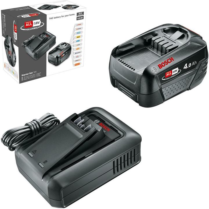 1 x Akku PBA 18V 4.0Ah, Ladegerät AL 18V-44