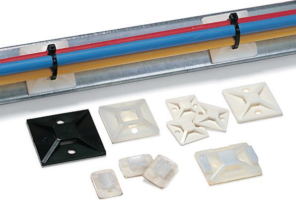 Actual product image HellermannTyton Mount Self Adhesive Typ MB (Fixing loops, 38 mm, 100 pcs.)