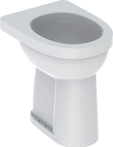 Actual product image Geberit Keramag Renova Nr. 1 Comfort WC au sol, chasse deau plate, surélevée, 6 l, sortie verticale, 21852