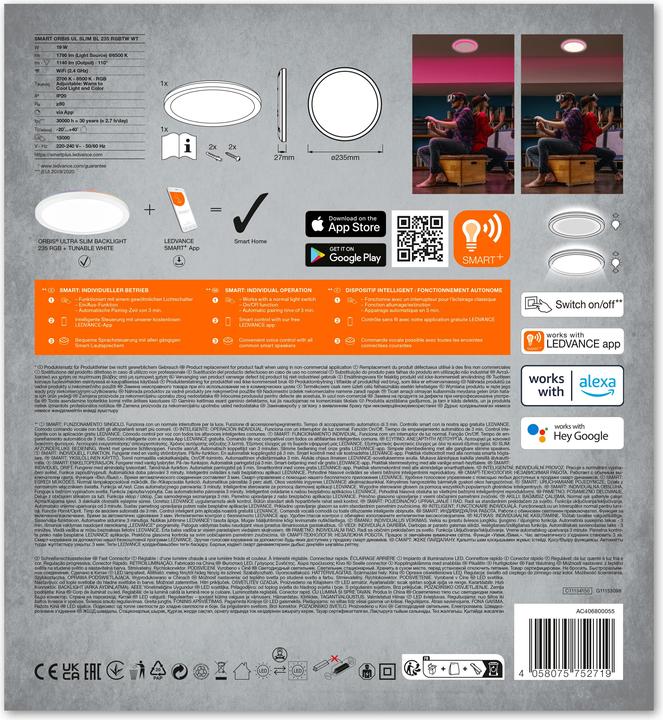 Image du produit Ledvance Smart+ Orbis Ceiling (1140 lm)