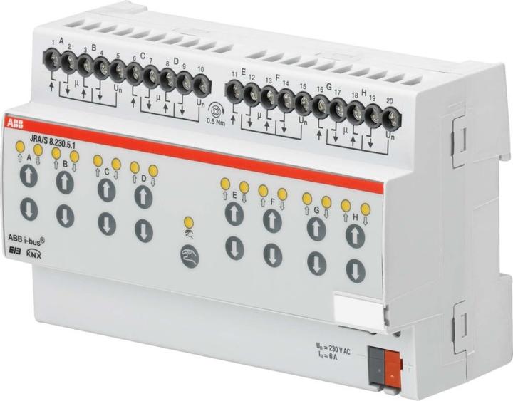 Immagine prodotto ABB STOTZ-KONTAKT Attuatore per tapparelle con rilevamento del tempo di movimento JRA (Attuatore per otturatore)