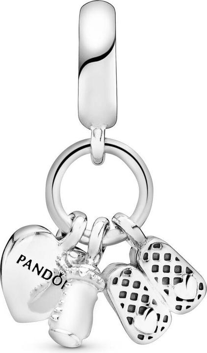 Image du produit Pandora Chaussures Bébé Bouteille et Coeur (Argent 925)