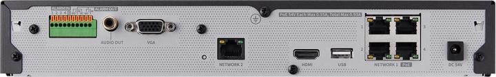 Actual product image Hanwha 4CH PoE+ NVR (Network Video Recorder (NVR))