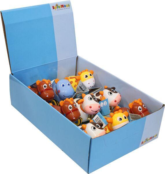 Actual product image Spielmaus Baby push toys with friction, assorted