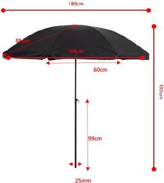 Actual product image Schou Beach Sonnenschirm