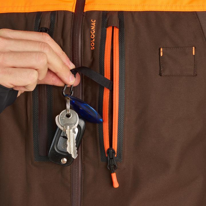 Immagine prodotto Solognac Jagdjacke Regenjacke Renfort 900 orange/braun (M)