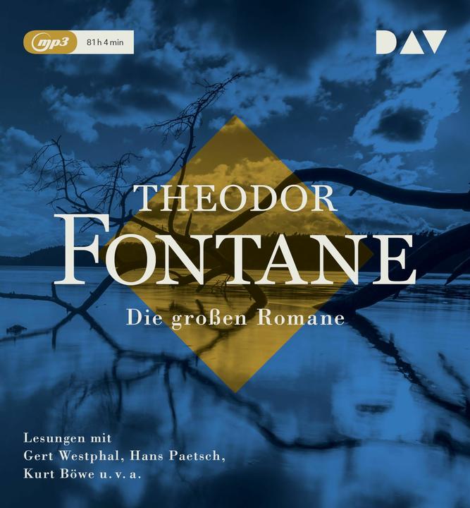 Immagine prodotto Fontane:I grandi romanzi,MP3-CD (Achim Höppner, Kurt Böwe, Hans Paetsch, Hugo R. Bartels, Wolfgang Büttner, Gert Westphal, Teodor fontana, Heiner Schmidt, Tedesco)