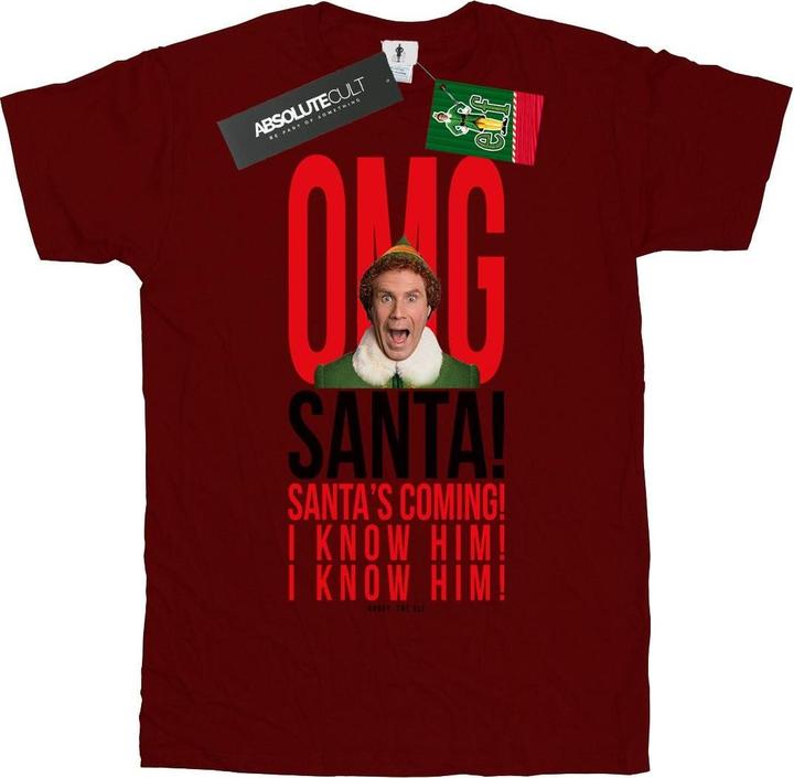 Produktbild Elf OMG Santa I Know Him TShirt Jungen (152, 158)