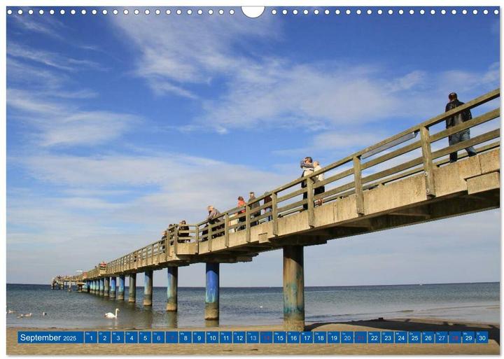 Produktbild Boltenhagen - Sonne, Sand und Ferien an der Ostsee (Wandkalender 2025 DIN A3 quer), Monatsk (A3, Deutsch)