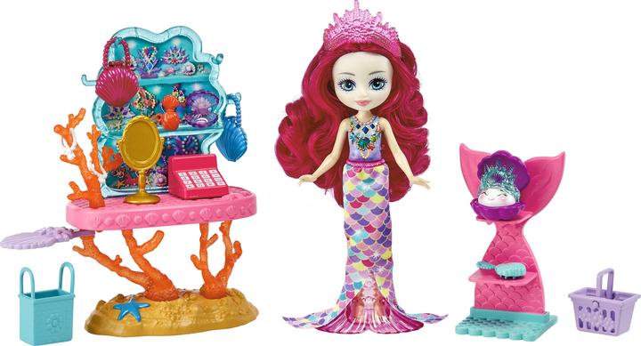 Produktbild Enchantimals Meerjungfrauen-Schätze Shop inkl. Milagra Mermaid Puppe