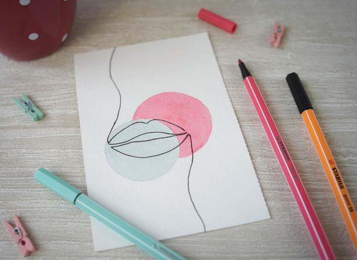 Actual product image STABILO Pen 68 (Strawberry red, 1 x)