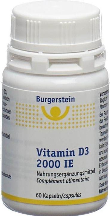 Burgerstein Vitamin D3 2000 IE (60 Stück, Kapseln, 23 g)
